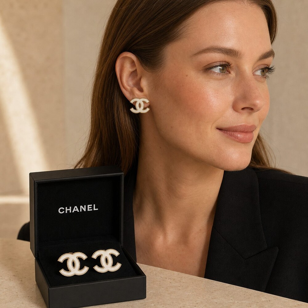 CHANEL Classic Parisian Earrings Style 37 | New with Box - Picture 8 of 9